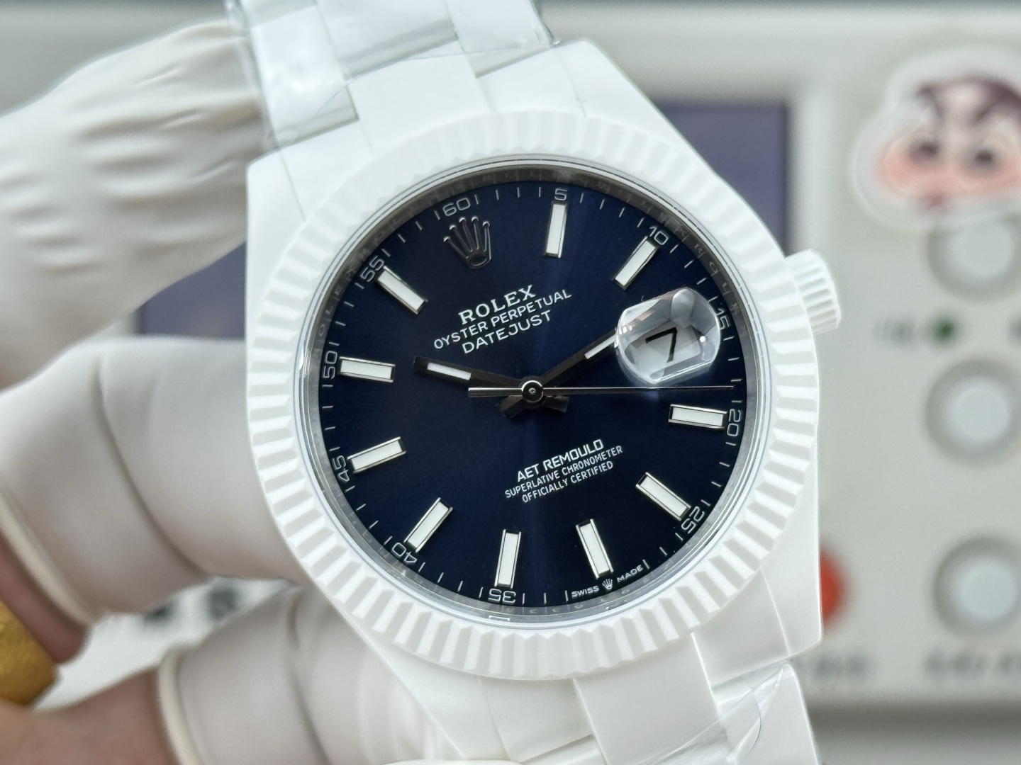 PPM “夏季新品”ROLEX 日志AET REMOULD 41mm全陶瓷日志型手表 /  