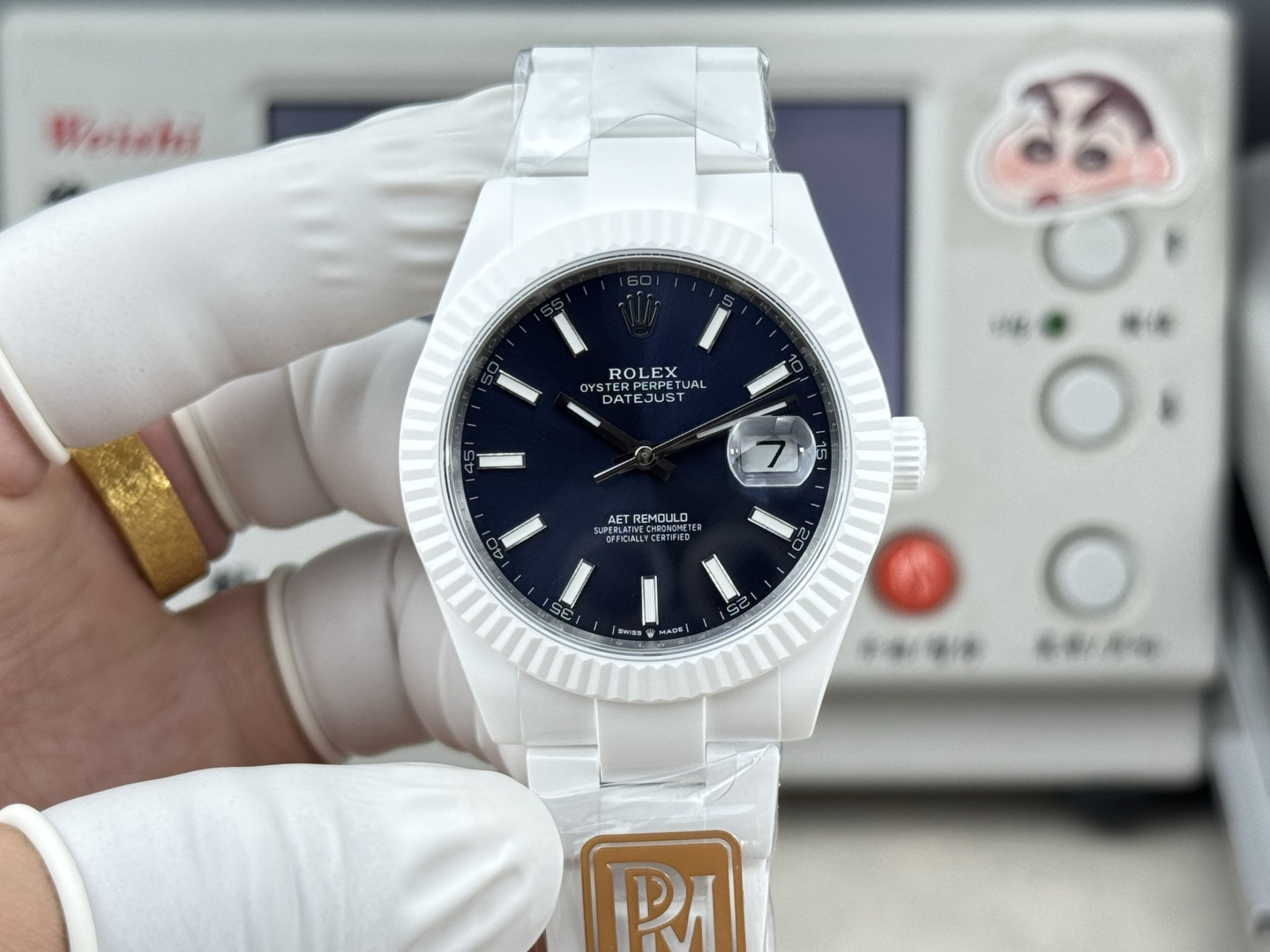 PPM “夏季新品”ROLEX 日志AET REMOULD 41mm全陶瓷日志型手表 /  