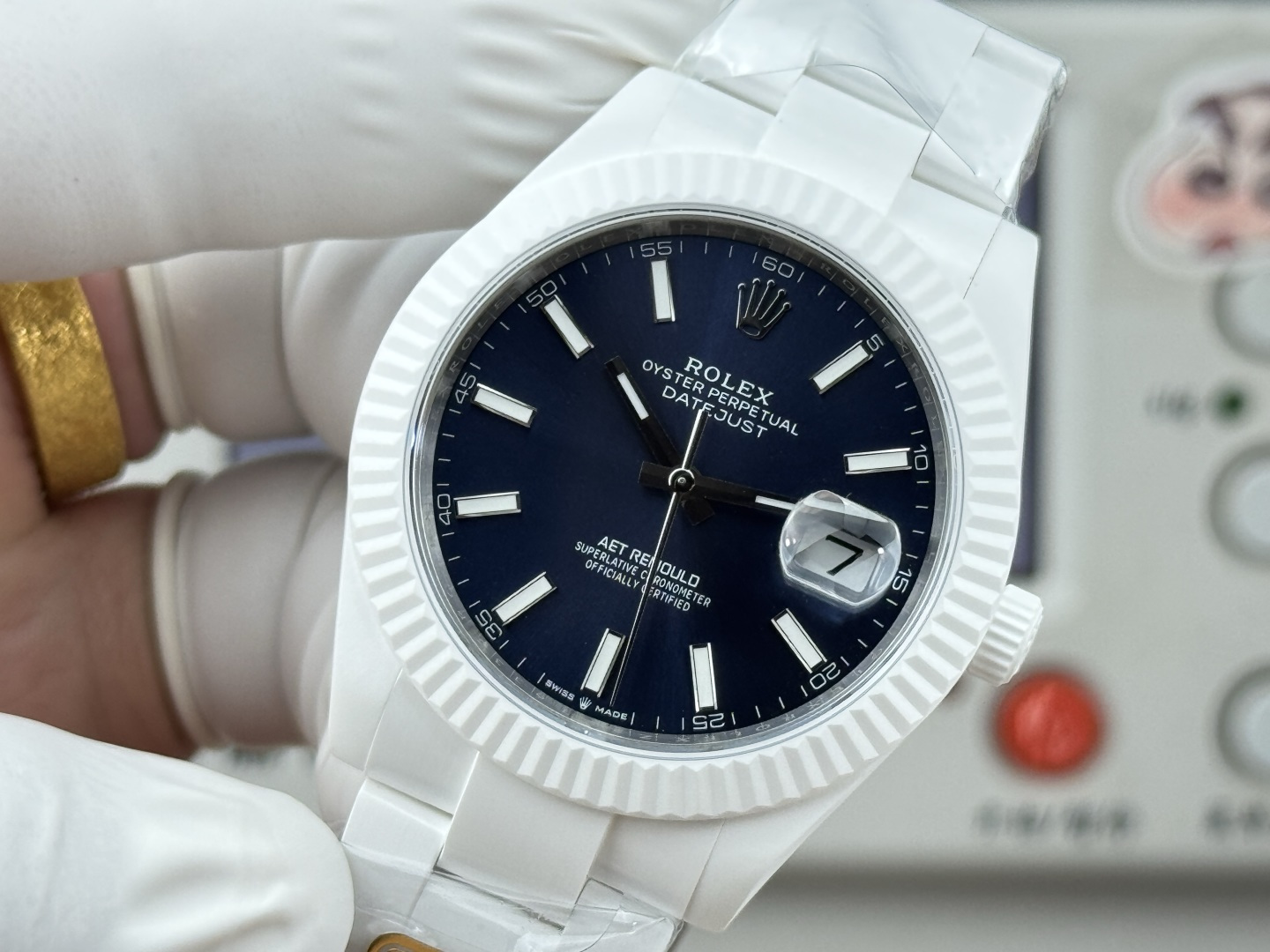 PPM “夏季新品”ROLEX 日志AET REMOULD 41mm全陶瓷日志型手表 /  