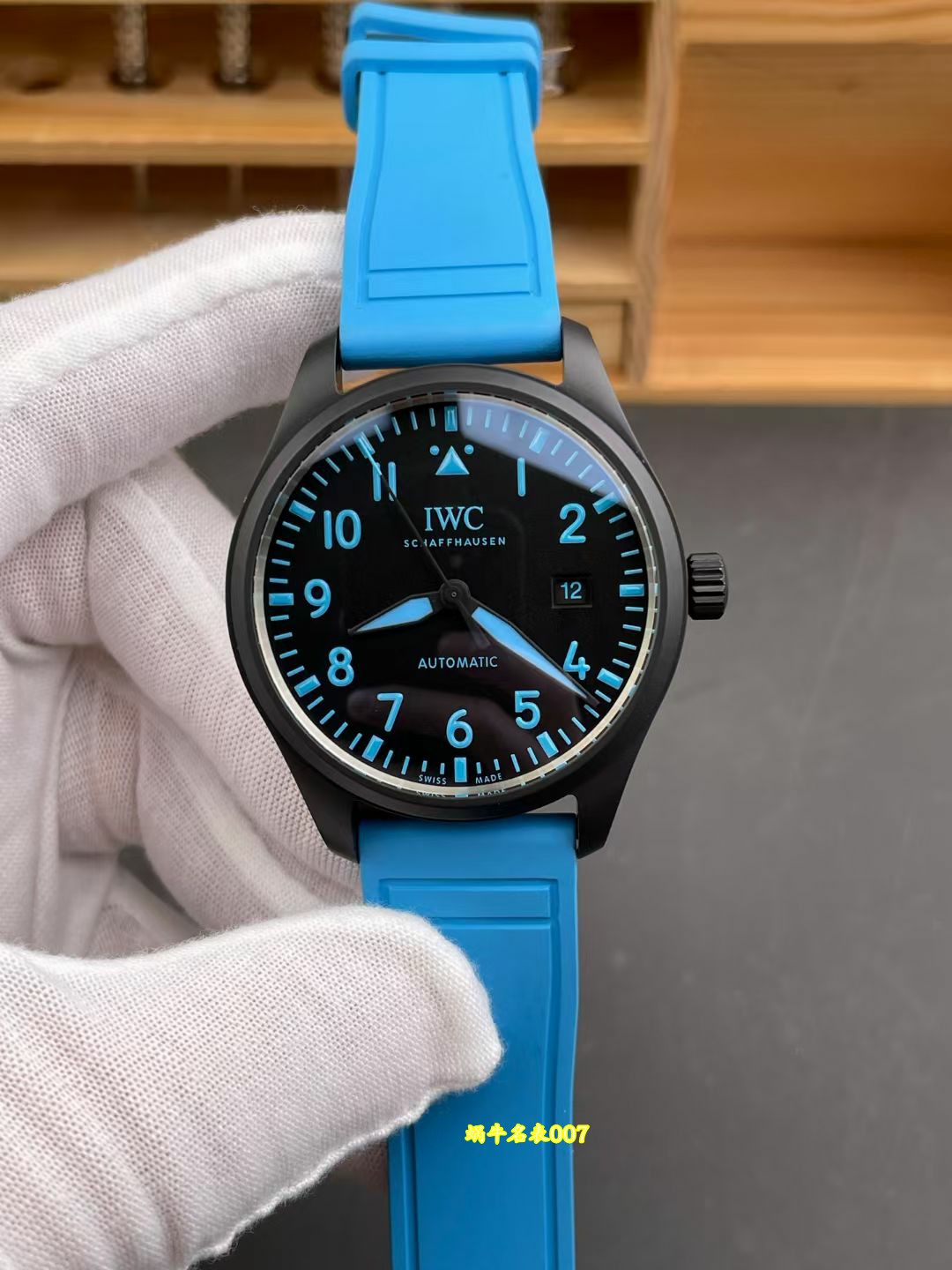 M+ IWC F63赛车纪念版万国表飞行员系列IW328107 广州仿真手表 /  