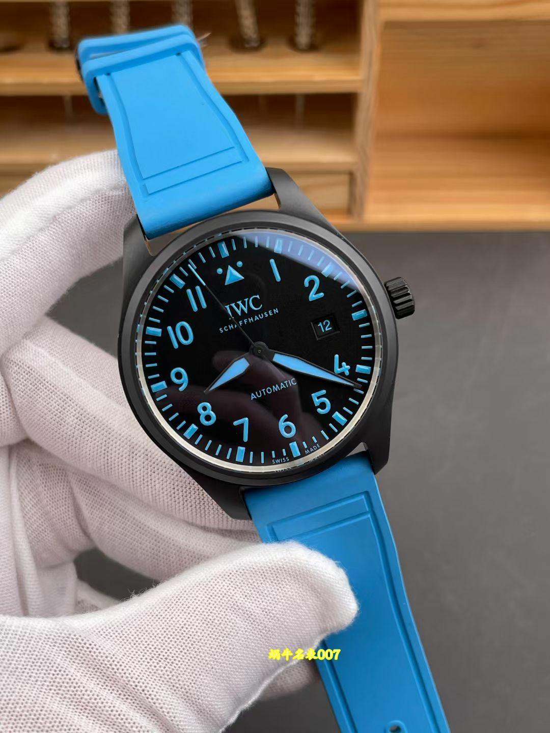 M+ IWC F63赛车纪念版万国表飞行员系列IW328107 广州仿真手表 /  