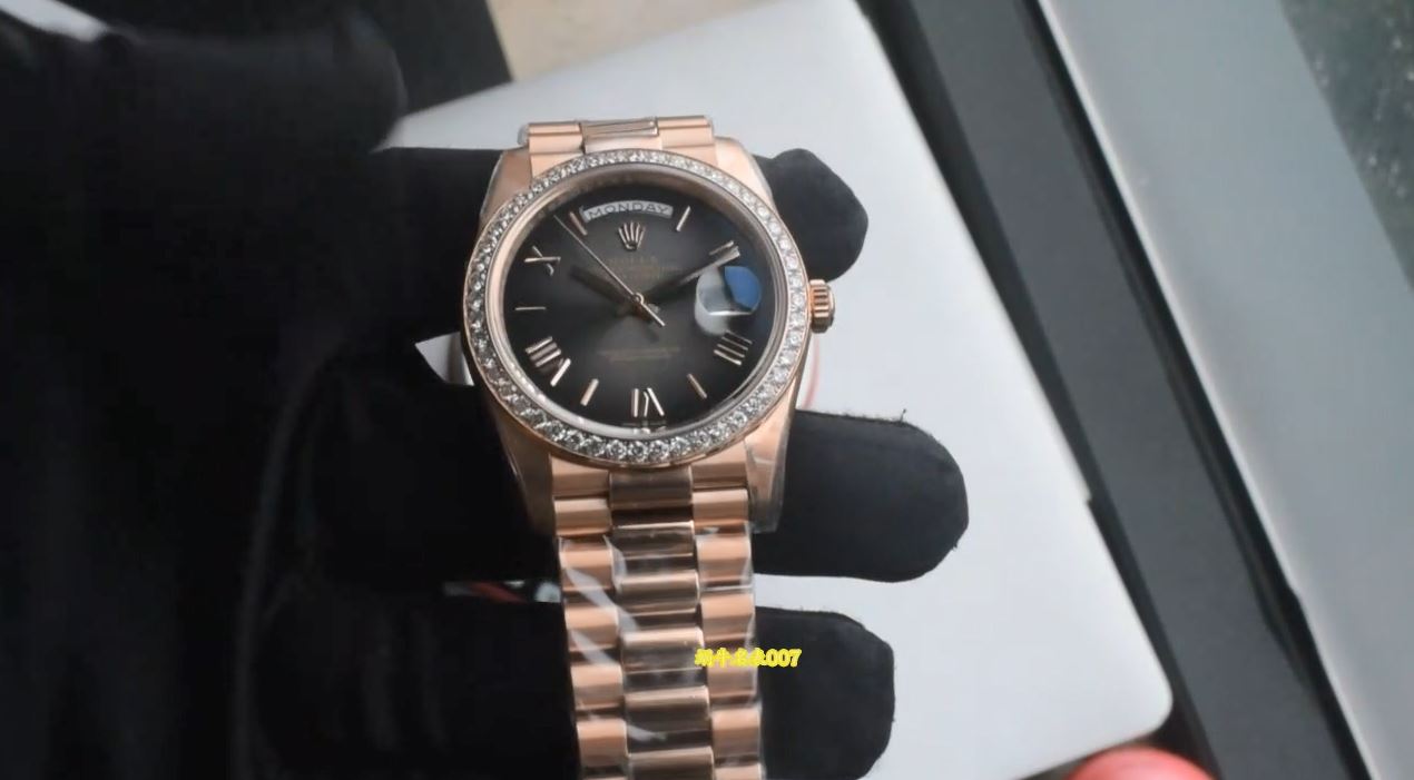 视频 劳力士真钻加工 復刻手錶 Replica watch m228345rbr-0025腕表