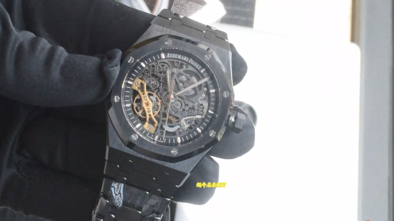 Customized 视频 Audemars Piguet replica watches 皇家橡树系列15416CE.OO.1225CE.01腕表