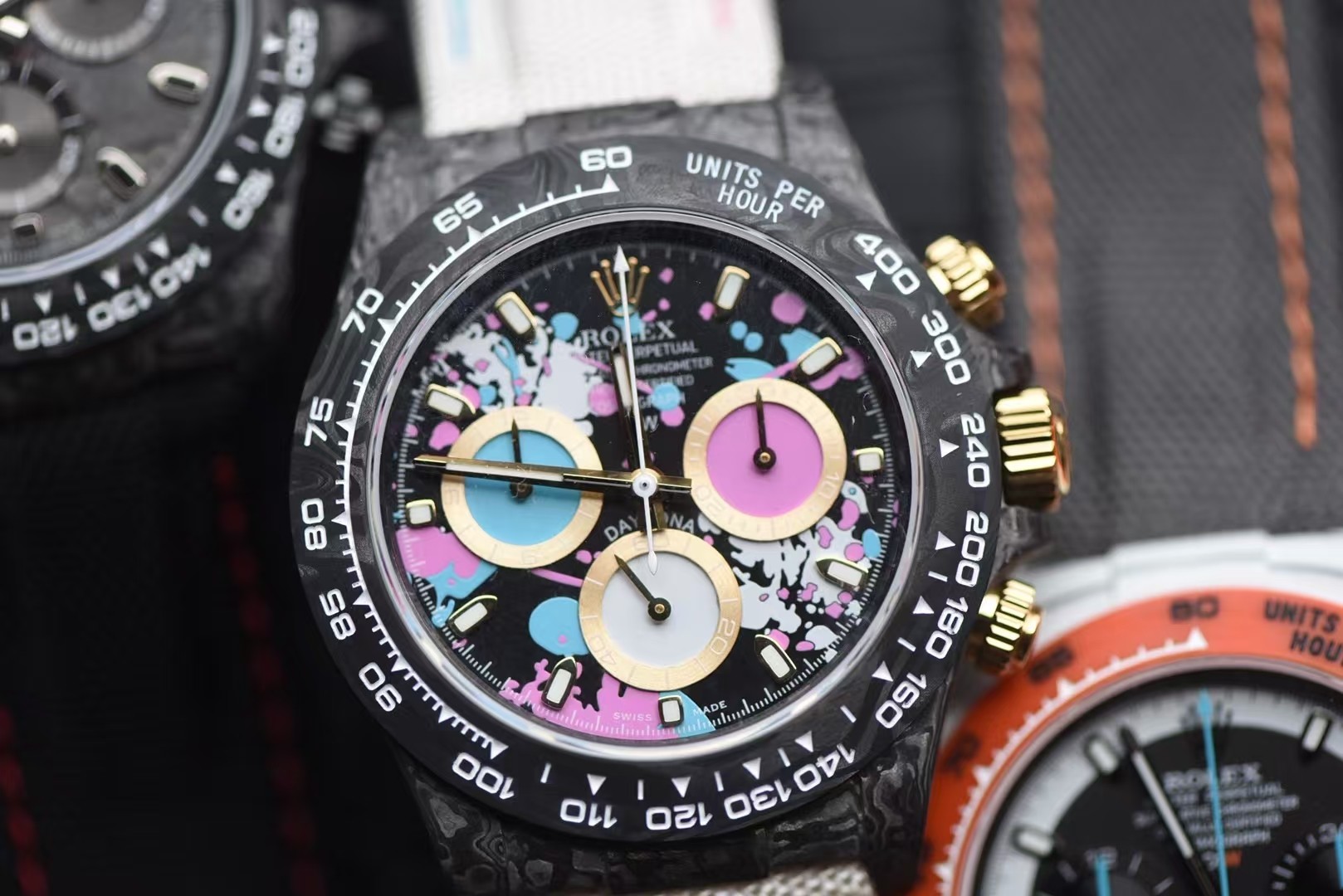 视频 NOOB厂DIW碳纤维 Rolex Daytona replica watch 劳力士迪通拿复刻手表 / DSC_0476