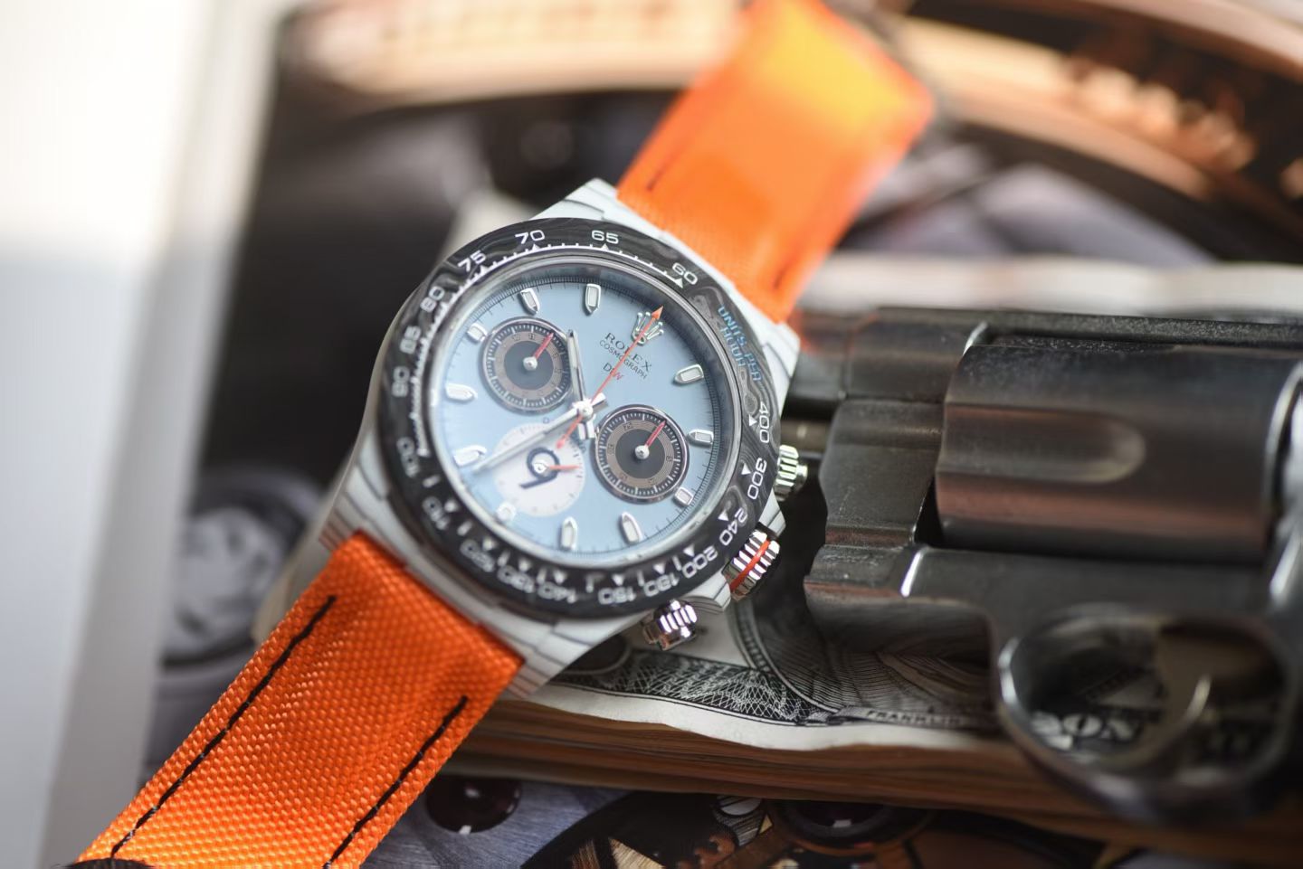 视频 NOOB厂DIW碳纤维 Rolex Daytona replica watch 劳力士迪通拿复刻手表 / DSC_0476
