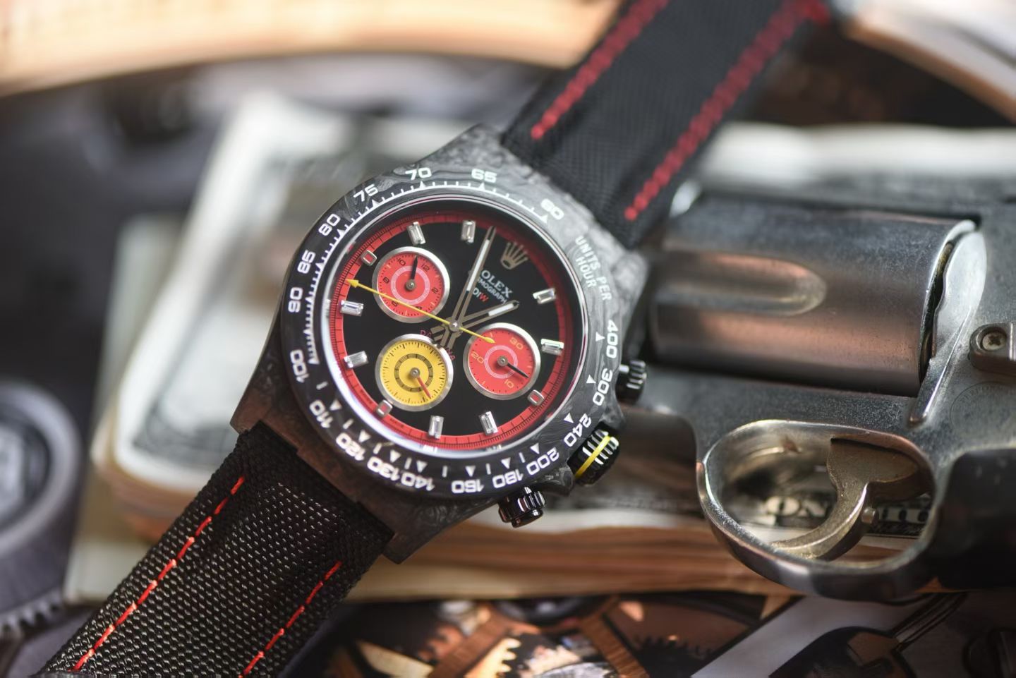 视频 NOOB厂DIW碳纤维 Rolex Daytona replica watch 劳力士迪通拿复刻手表 / DSC_0476