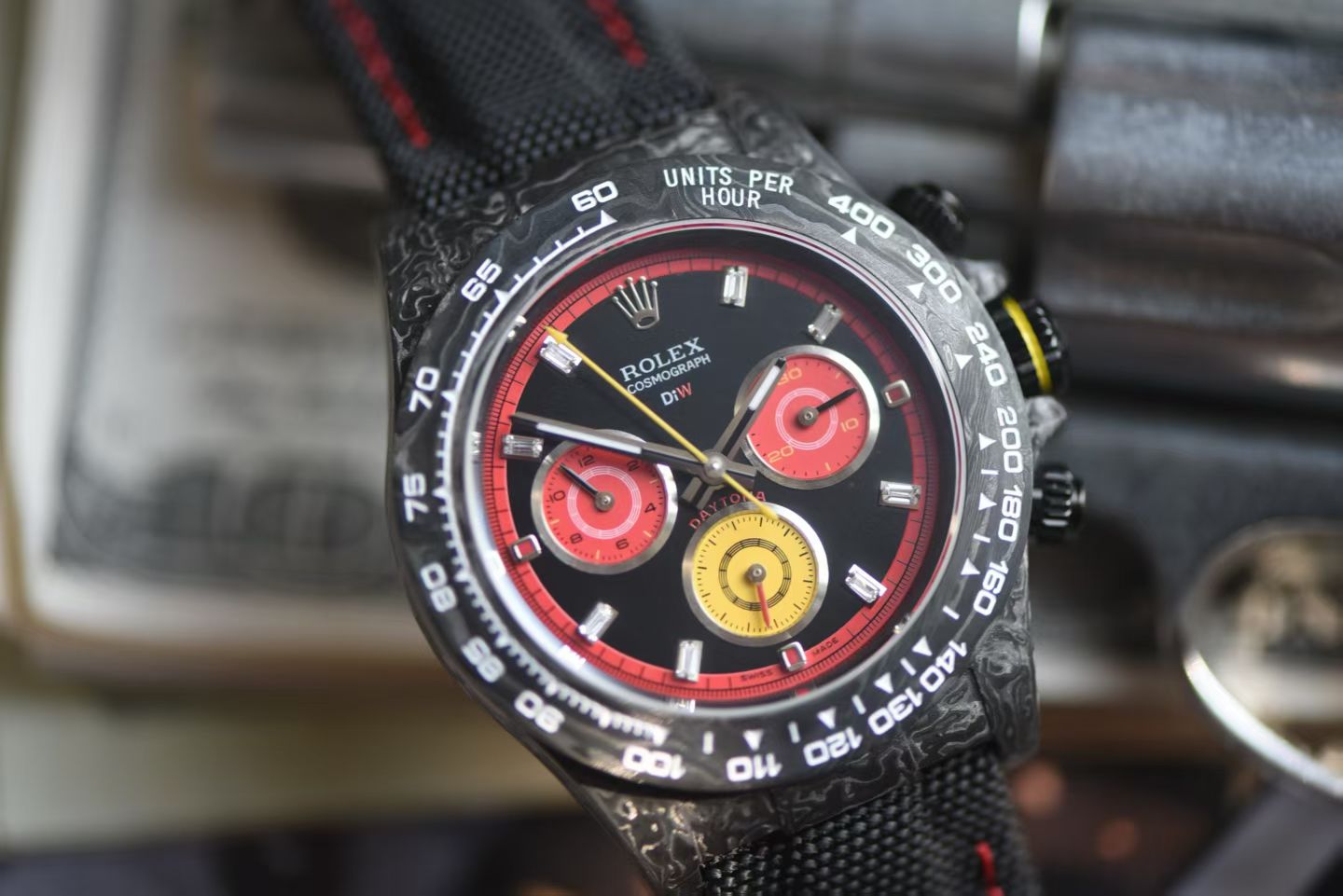 视频 NOOB厂DIW碳纤维 Rolex Daytona replica watch 劳力士迪通拿复刻手表 / DSC_0476