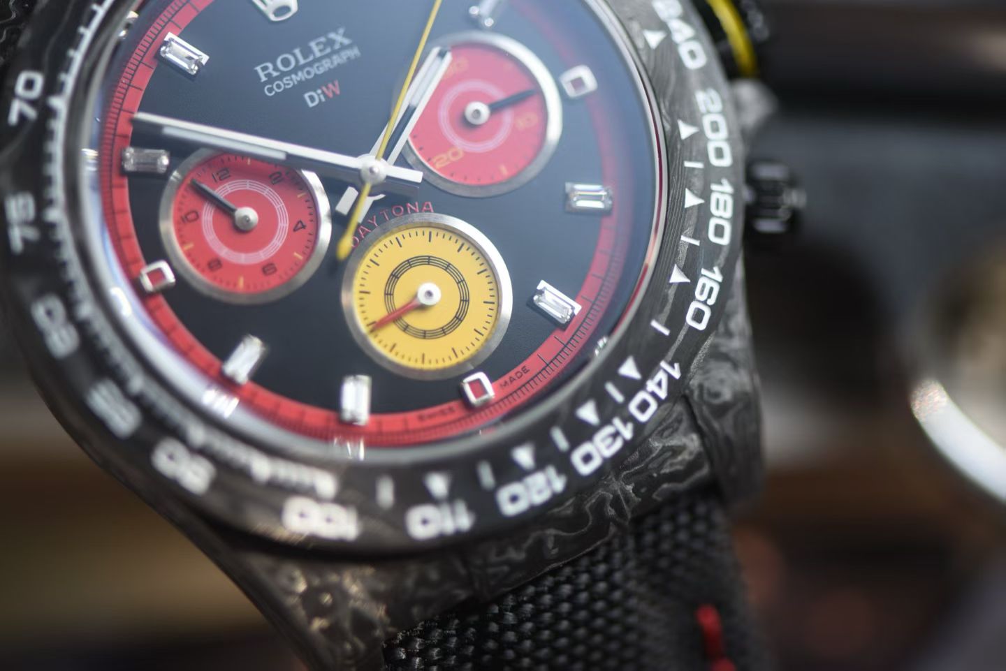 视频 NOOB厂DIW碳纤维 Rolex Daytona replica watch 劳力士迪通拿复刻手表 / DSC_0476
