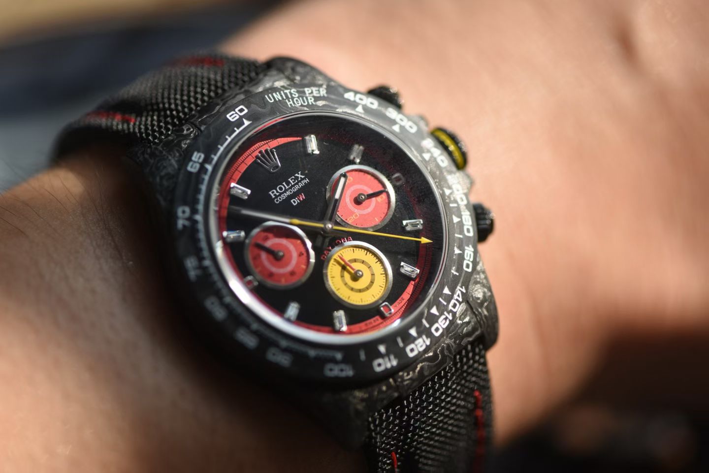 视频 NOOB厂DIW碳纤维 Rolex Daytona replica watch 劳力士迪通拿复刻手表 / DSC_0476