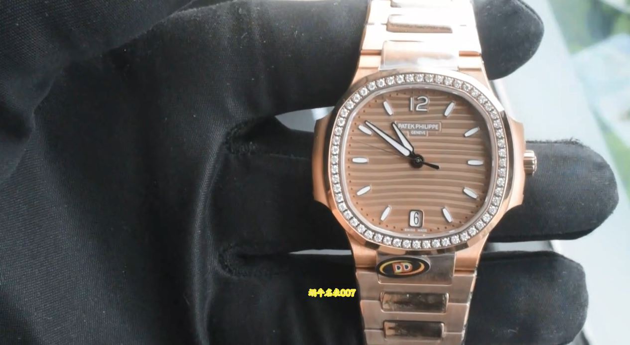 视频 DDF 女装鹦鹉螺百达翡丽復刻手錶Patek Philippe replica watch 7118/1200R-001腕表