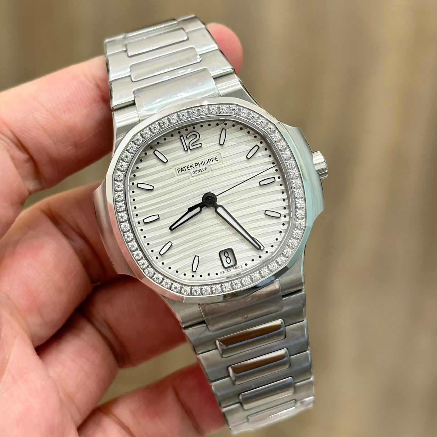 视频 DDF 女装鹦鹉螺百达翡丽復刻手錶Patek Philippe replica watch 7118/1200R-001腕表 / DSC_0487