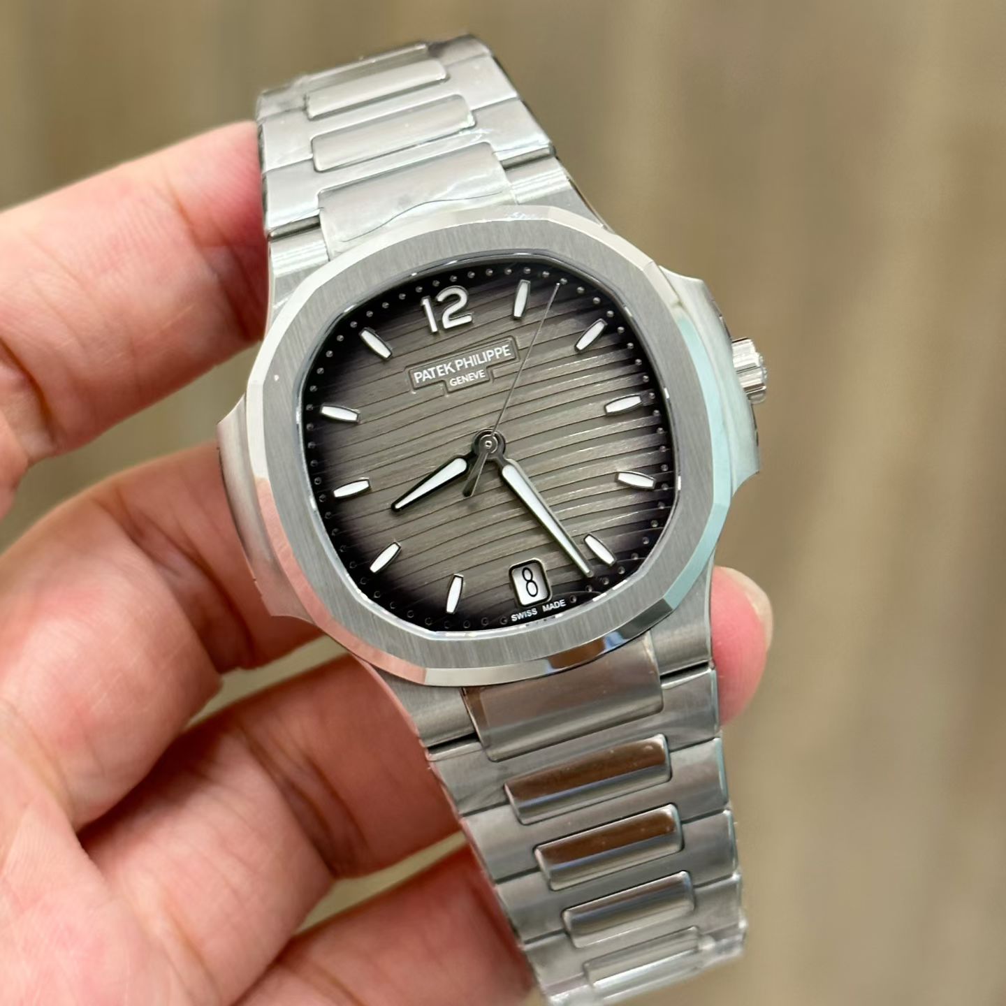 视频 DDF 女装鹦鹉螺百达翡丽復刻手錶Patek Philippe replica watch 7118/1200R-001腕表 / DSC_0487
