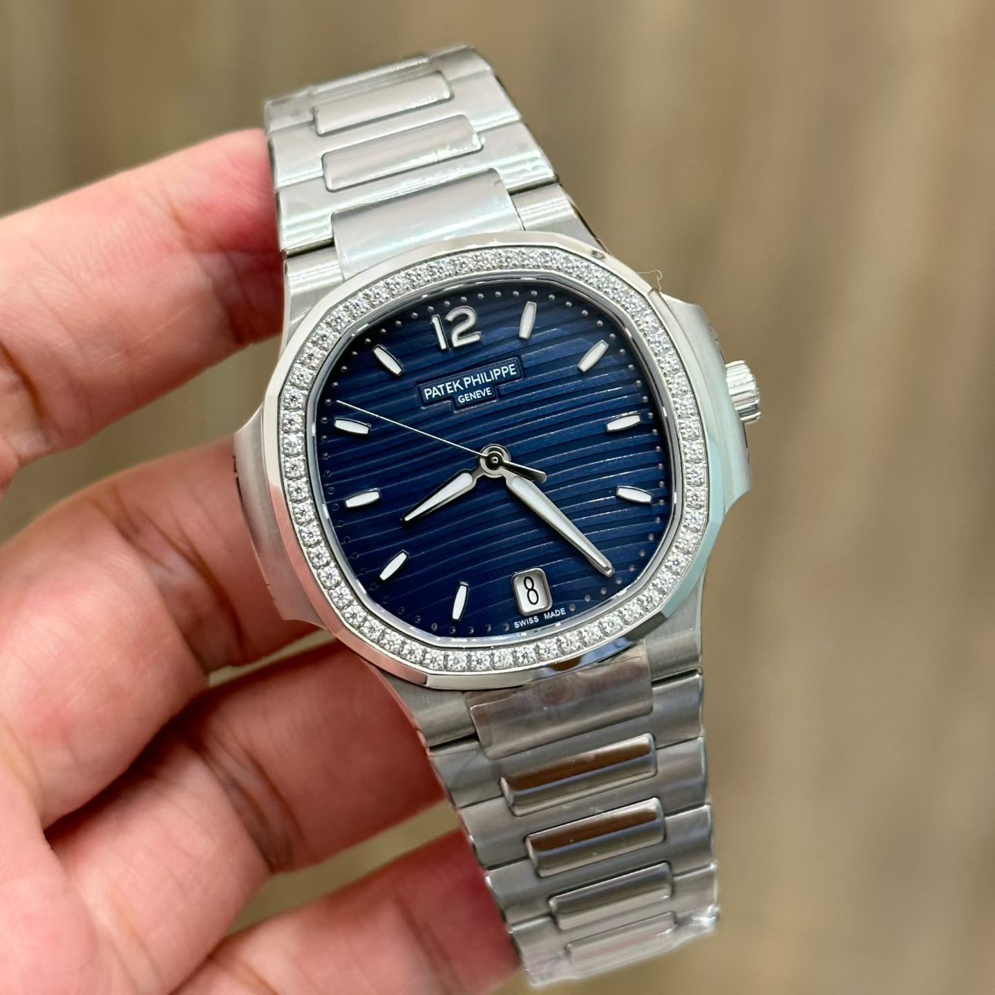 视频 DDF 女装鹦鹉螺百达翡丽復刻手錶Patek Philippe replica watch 7118/1200R-001腕表 / DSC_0487