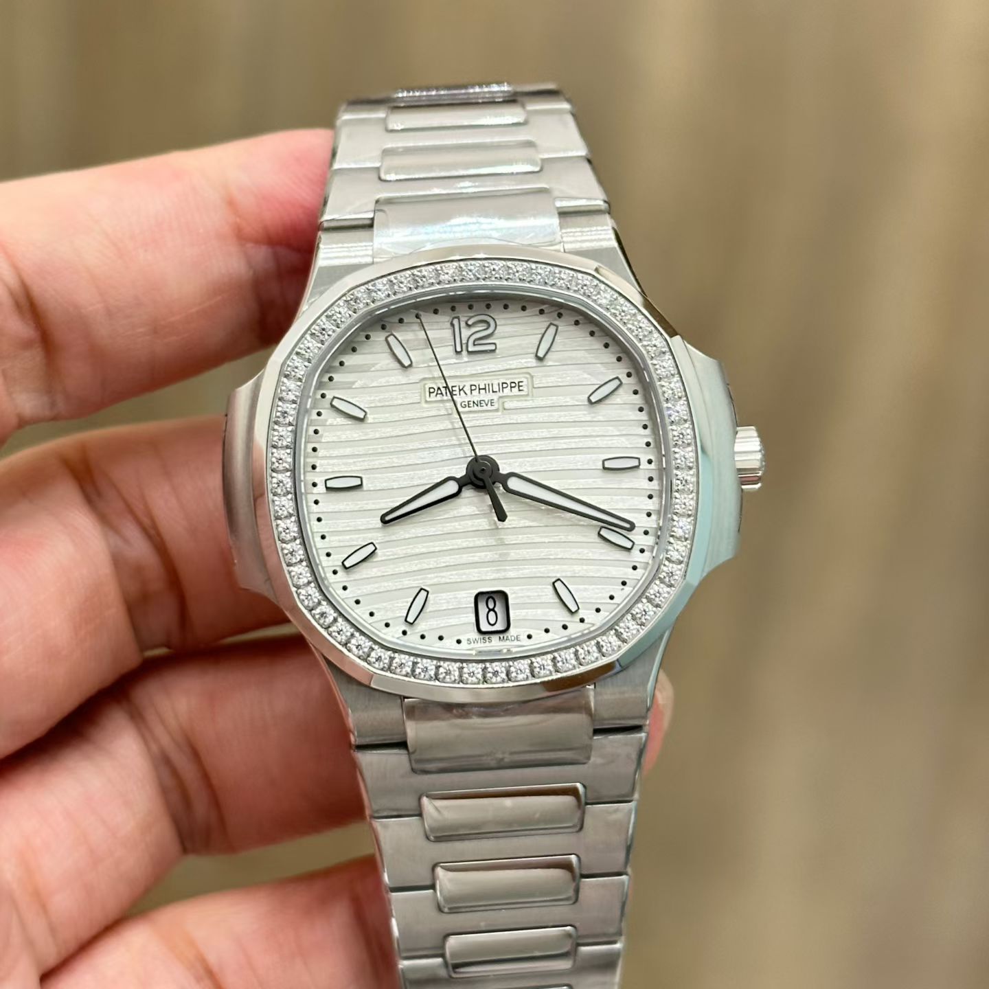 视频 DDF 女装鹦鹉螺百达翡丽復刻手錶Patek Philippe replica watch 7118/1200R-001腕表 / DSC_0487