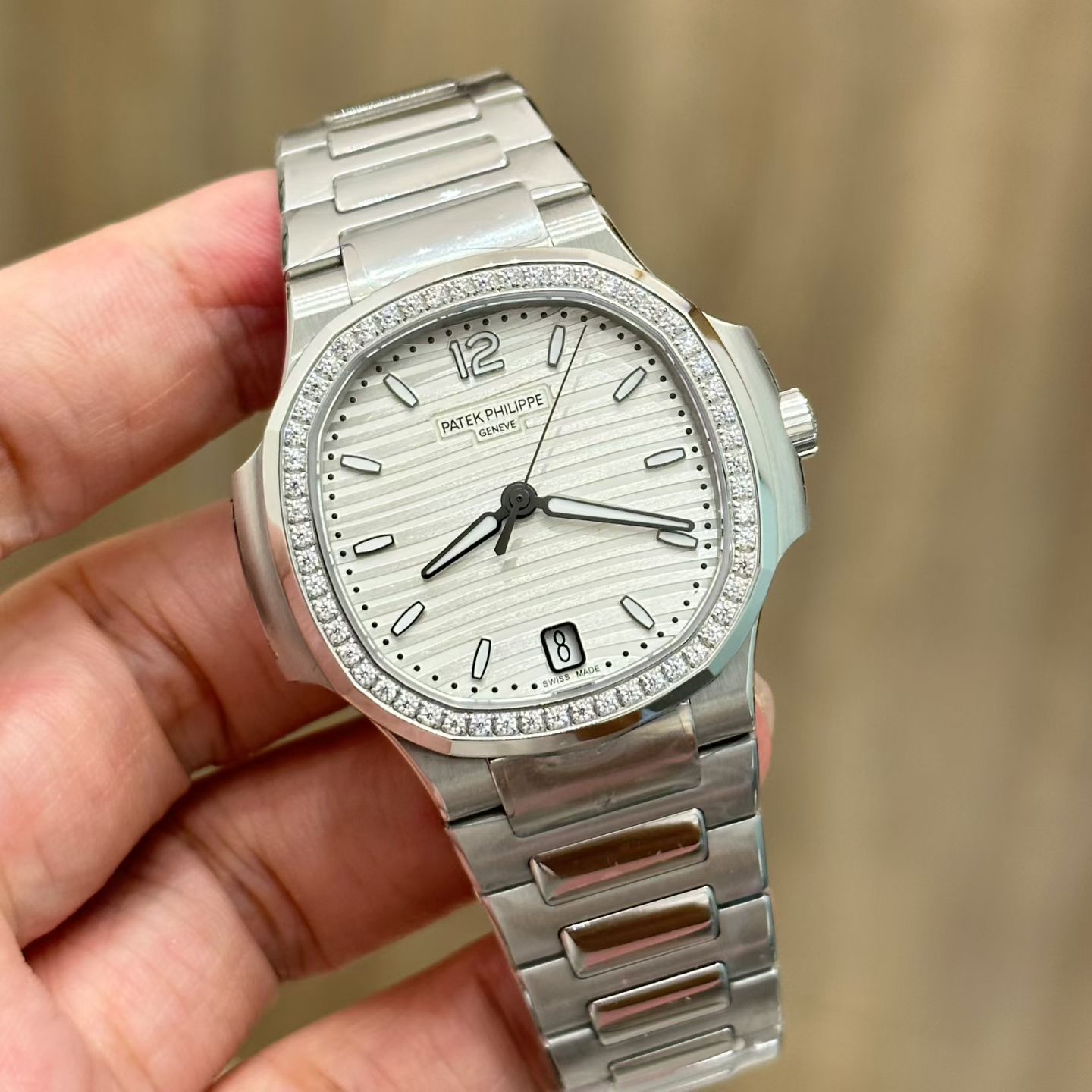 视频 DDF 女装鹦鹉螺百达翡丽復刻手錶Patek Philippe replica watch 7118/1200R-001腕表 / DSC_0487
