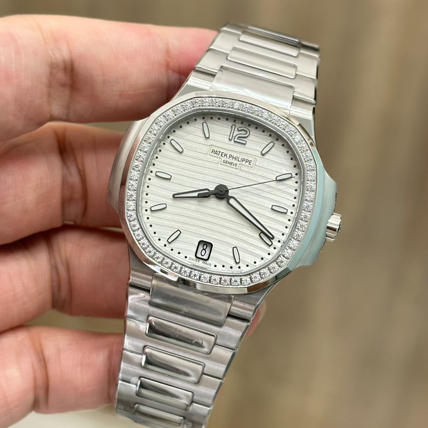 视频 DDF 女装鹦鹉螺百达翡丽復刻手錶Patek Philippe replica watch 7118/1200R-001腕表 / DSC_0487