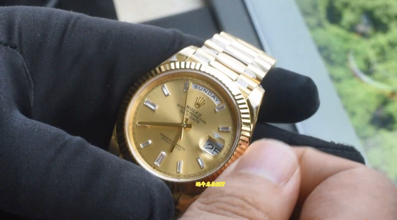 视频VS Rolex Day-Date 勞力士復刻手錶星期日历replica watch m228238-0005腕表 / DSC_0491