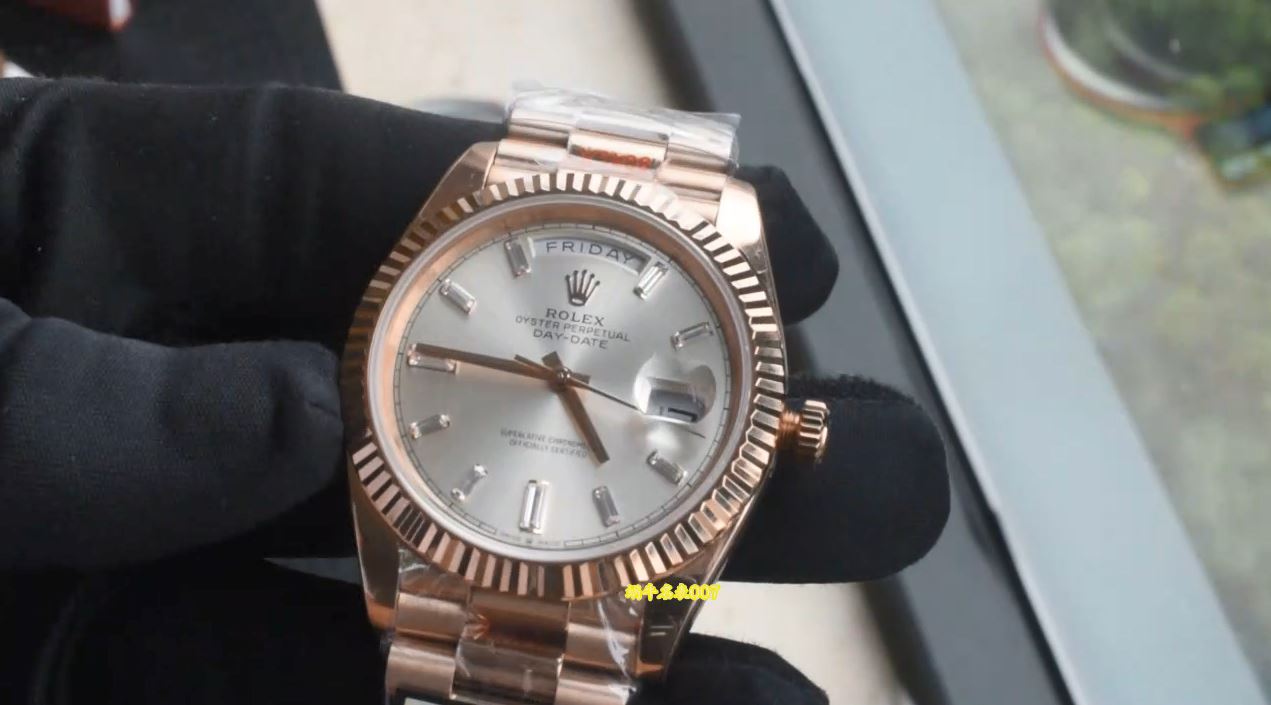 视频 劳力士复刻手表星期日历型Rolex Day-Date replica watch m228235-0004腕表
