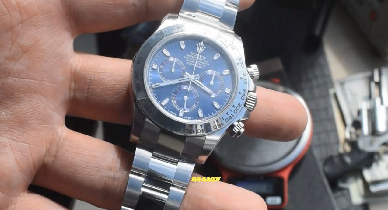 视频 VS配重劳力士迪通拿高仿手錶 Rolex  replica watch m116509-0071腕表
