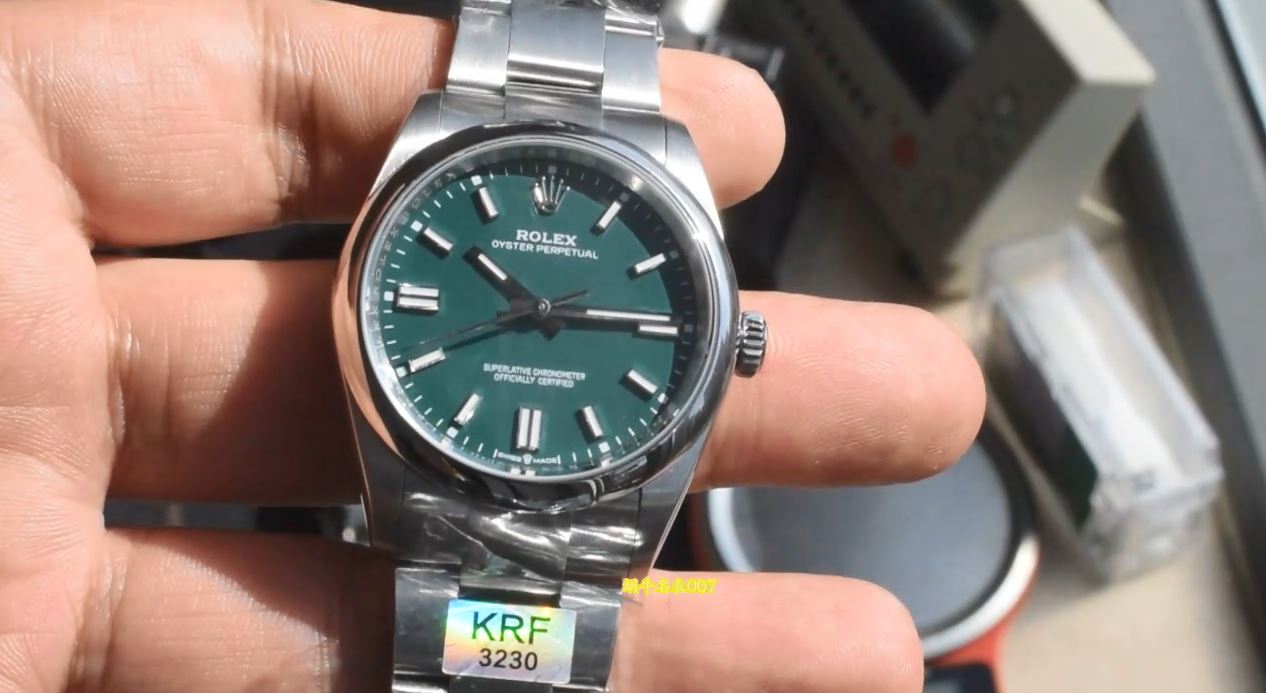 视频 KRF 劳力士蚝式恒动复刻手表36  cloned watch m126000-0005腕表 / DSC_0367