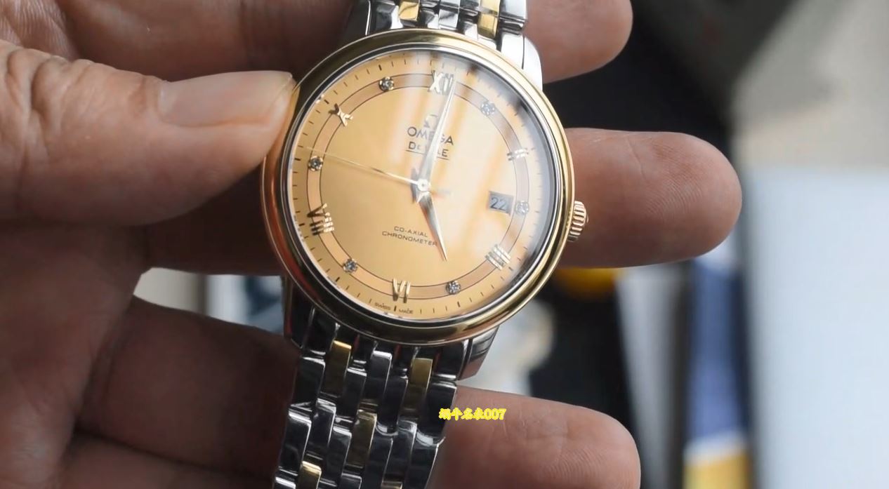 视频 欧米茄碟飞高仿手錶Omega de Ville replica watch 424.20.40.20.58.001腕表 / DSC_0401