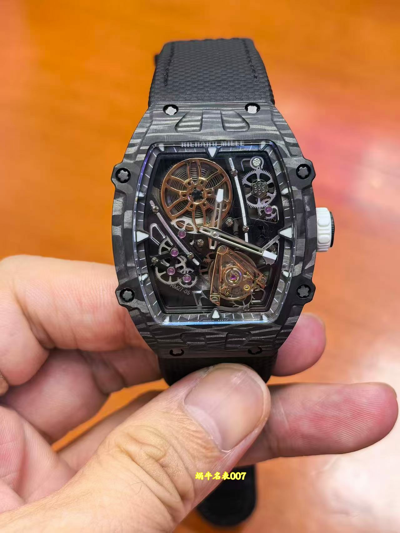 高端定制理查米尔高仿手錶  RM27-05 replica watch Richard Mille RM 27-05腕表 /  