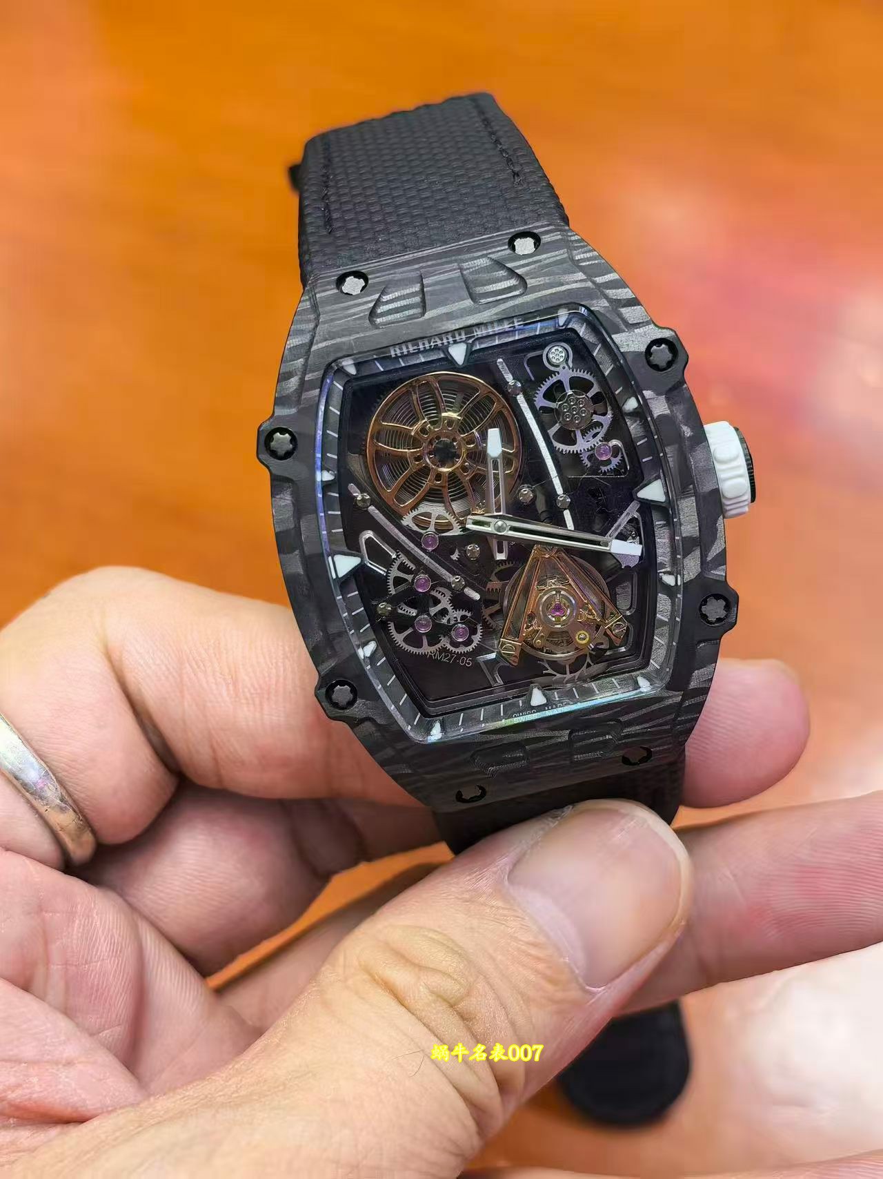 高端定制理查米尔高仿手錶  RM27-05 replica watch Richard Mille RM 27-05腕表 /  