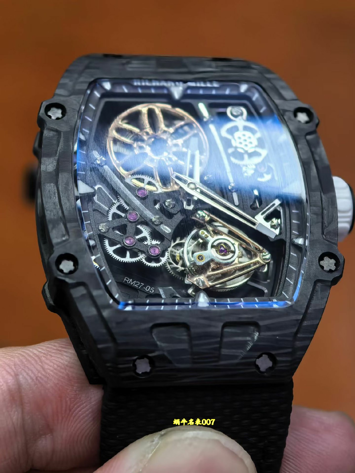 高端定制理查米尔高仿手錶  RM27-05 replica watch Richard Mille RM 27-05腕表 /  