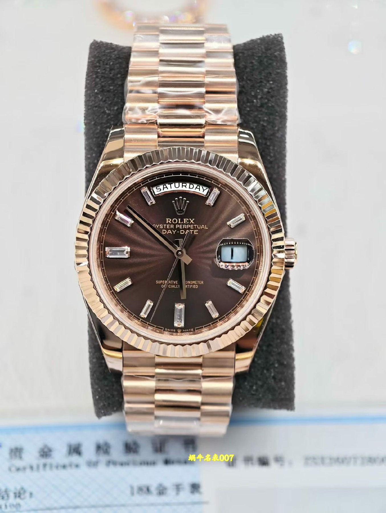 客定劳力士双历日志表面18K包厚金加工定制 勞力士包金復刻手錶Rolex replica watch  /  