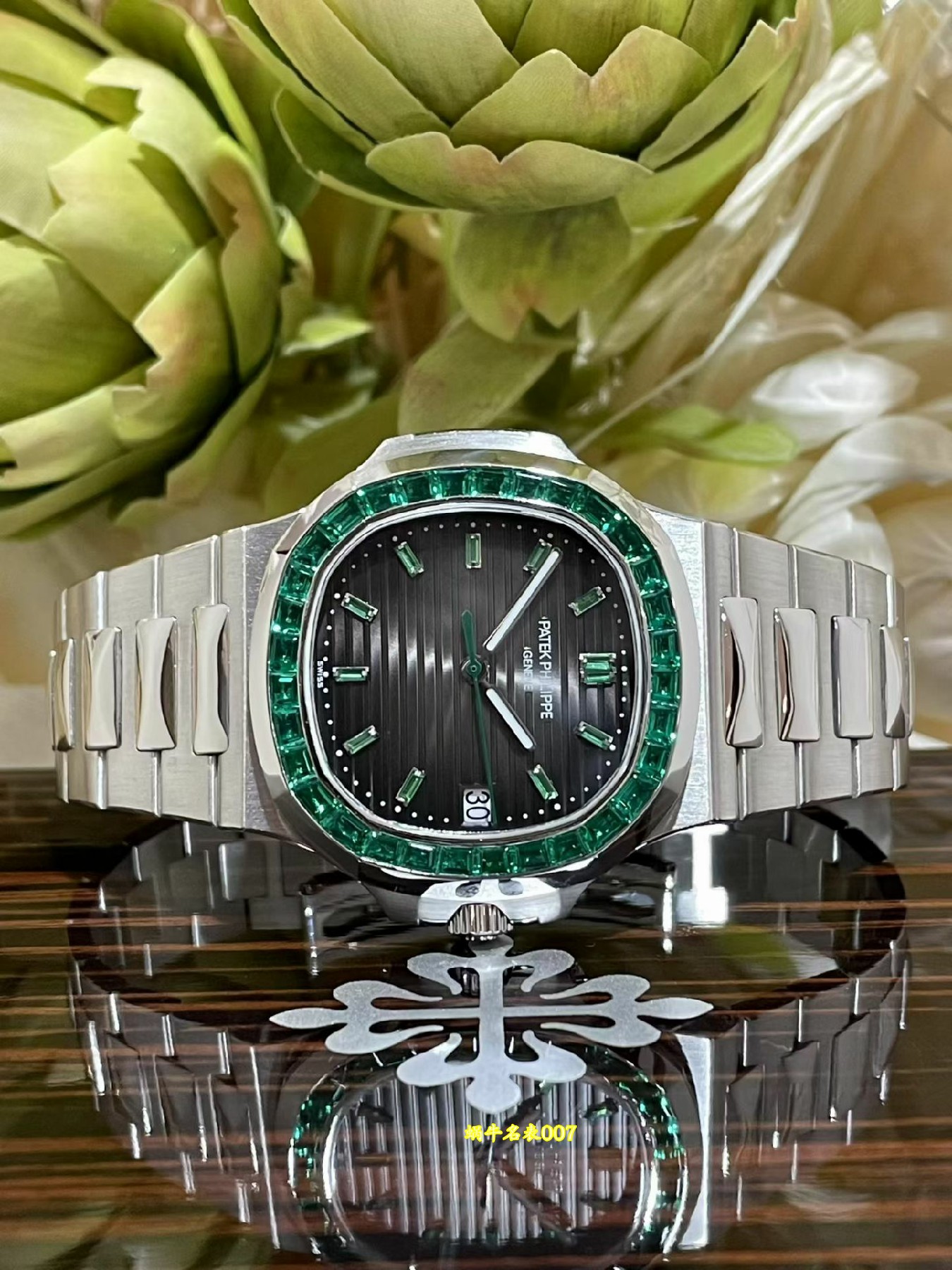 包金定制百达翡丽Patek Philippe replica watches 百達翡麗高仿手錶5711/113P-001腕表 /  