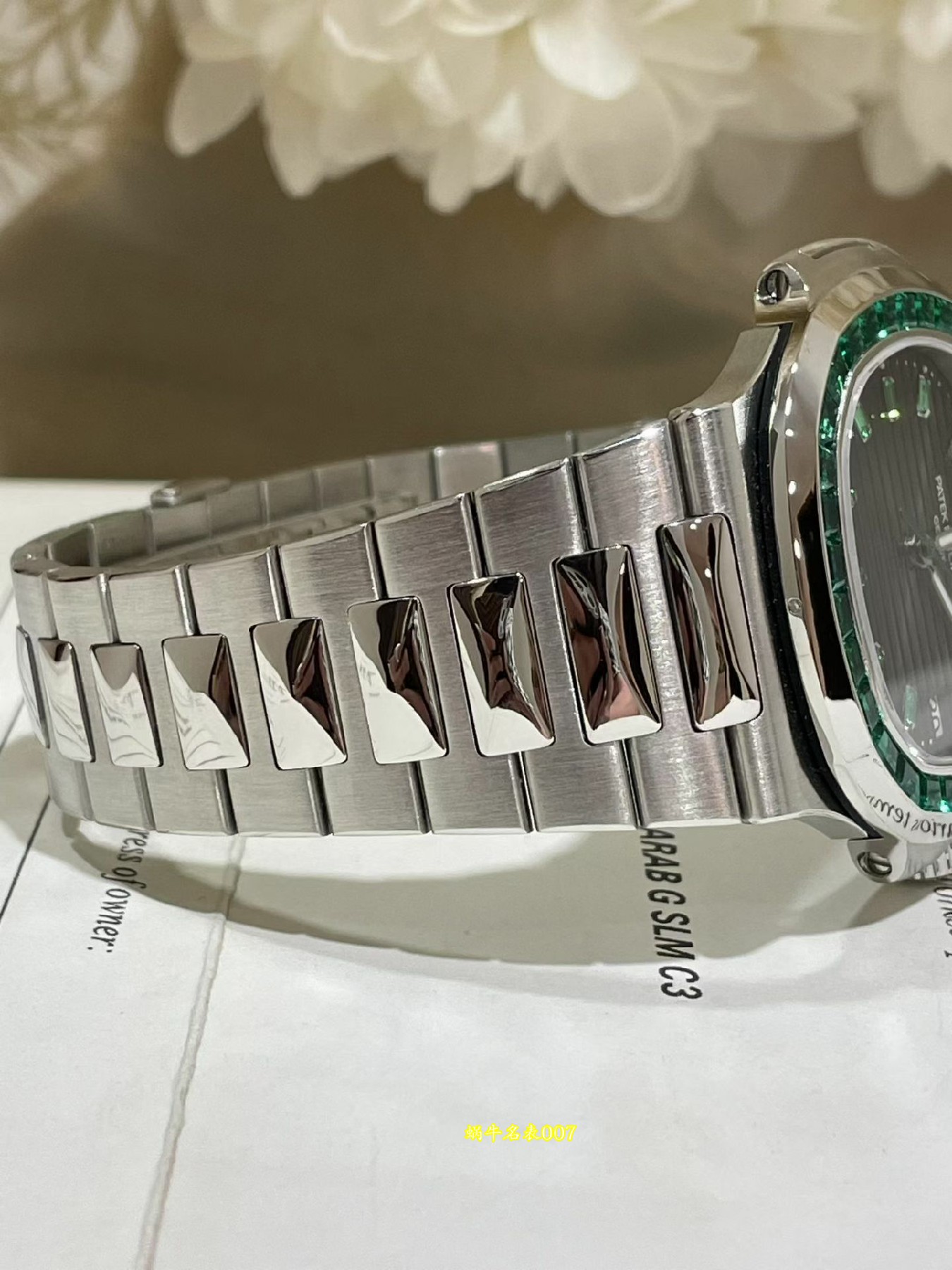 包金定制百达翡丽Patek Philippe replica watches 百達翡麗高仿手錶5711/113P-001腕表 /  