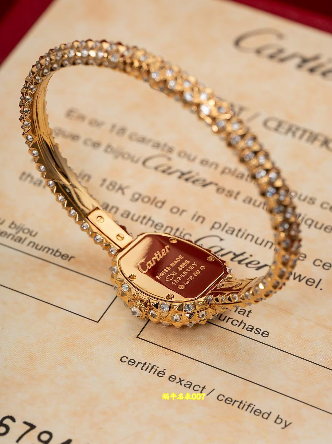 Cartier replica ladies' watch 卡地亚浴缸卡地亞  復刻手錶 WJBA0067腕表 /  