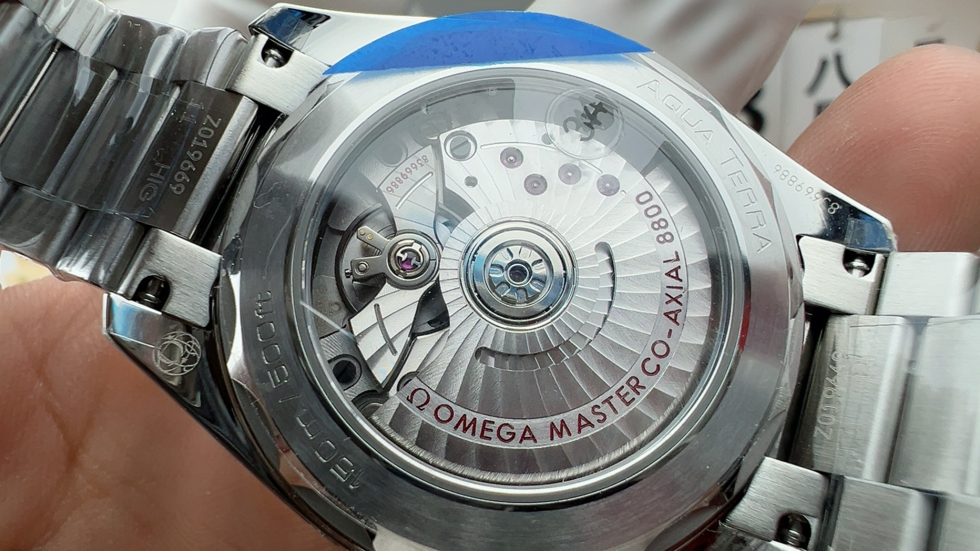 VS欧米茄海马150 38毫米 220.10.38.20.03.005腕表(绿松石) Omega Seamaster replica watch / 