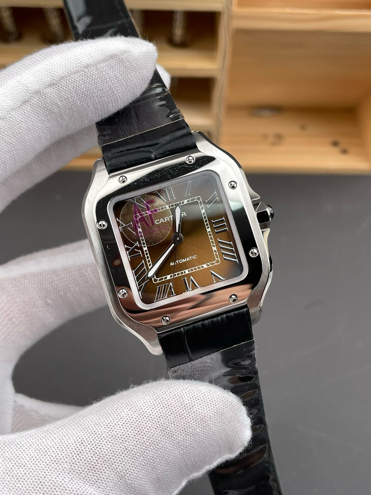 卡地亞山度士復刻手錶 WSSA0065 Cartier Santos replica watch imitation watch女腕表 /  
