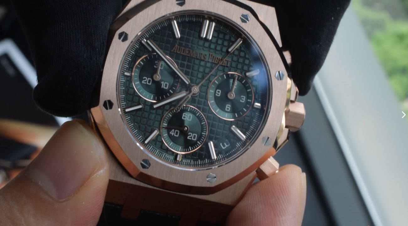 视频 DDF 愛彼復刻手錶 皇家橡树26240OR.OO.D404CR.02 Audemars Piguet replica watches 腕表