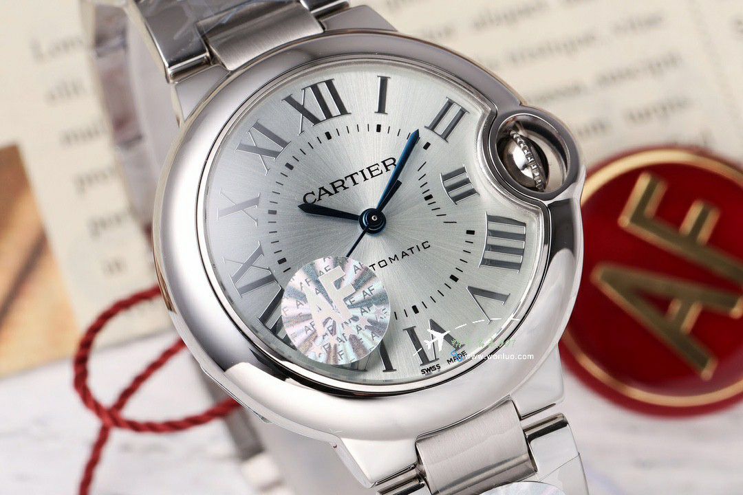 AF Cartier blue balloons 33  mm TOP clone   Women  watch WSBB0062 watches  / K350