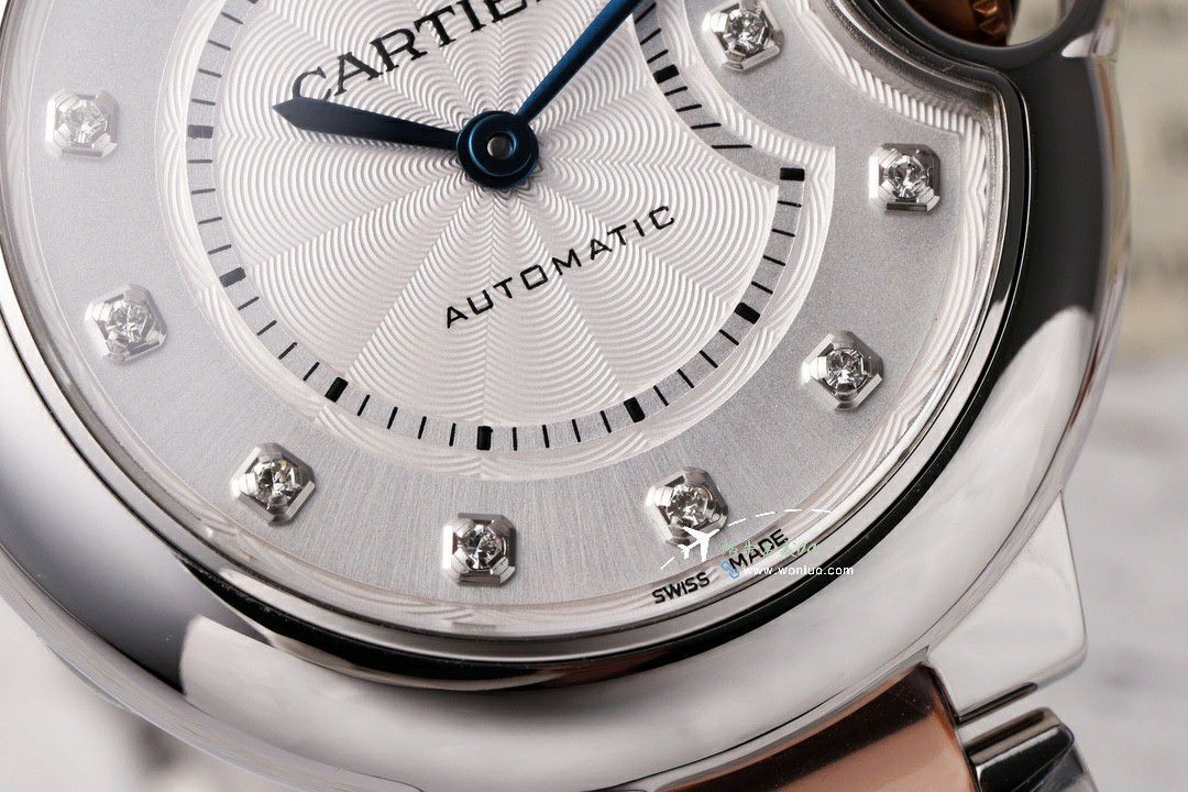 AF Cartier blue balloons 33  mm TOP clone   Women  watch WSBB0062 watches  / K350