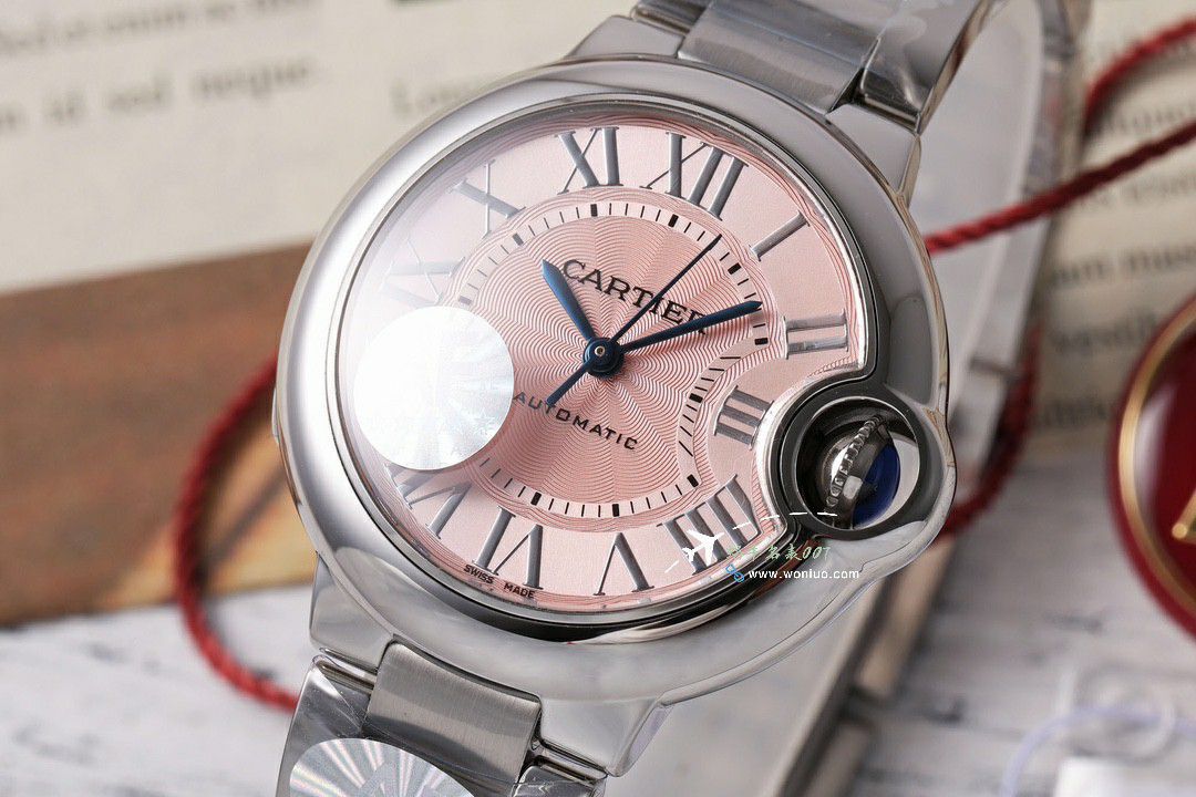 AF Cartier blue balloons 33  mm TOP clone   Women  watch WSBB0062 watches  / K350