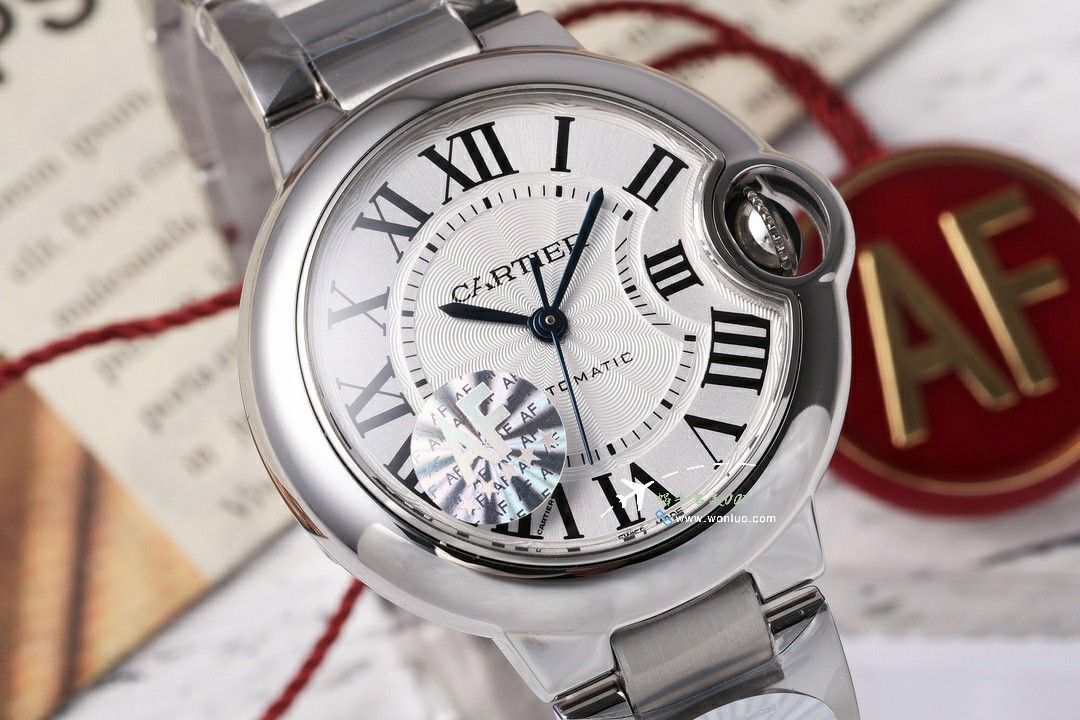 AF Cartier blue balloons 33  mm TOP clone   Women  watch WSBB0062 watches  / K350