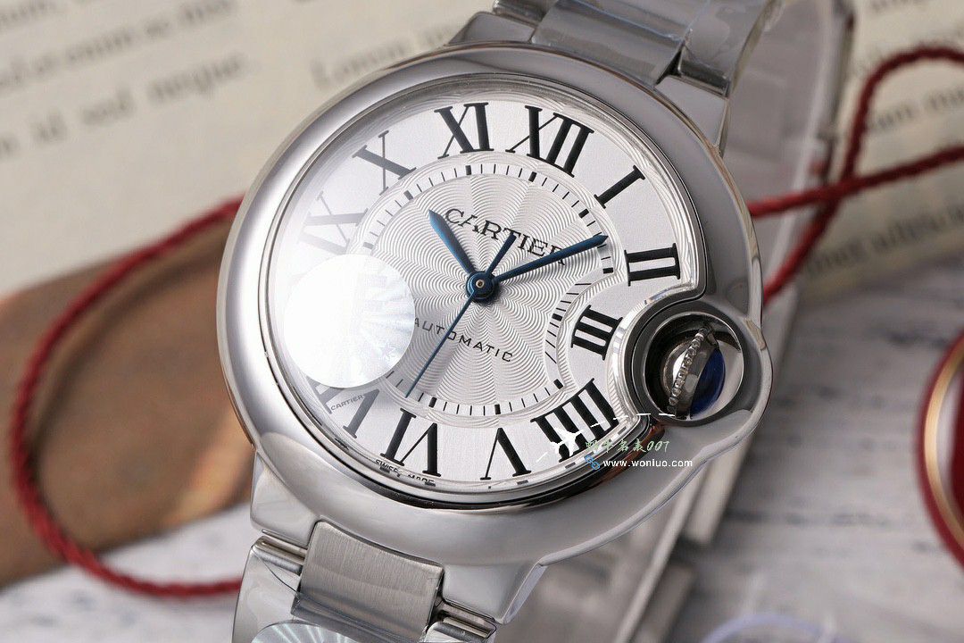 AF Cartier blue balloons 33  mm TOP clone   Women  watch WSBB0062 watches  / K350