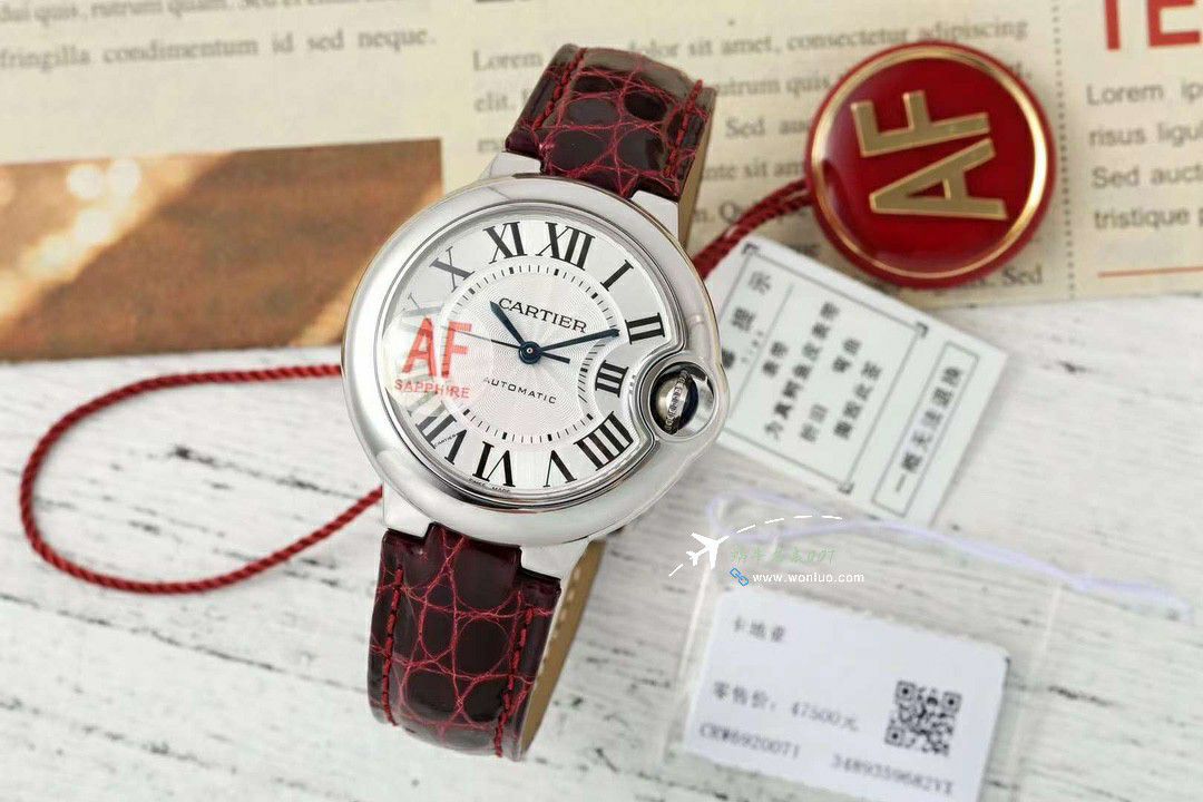 AF蜕变归来Cartier33mm blue balloons series  watches  / K351