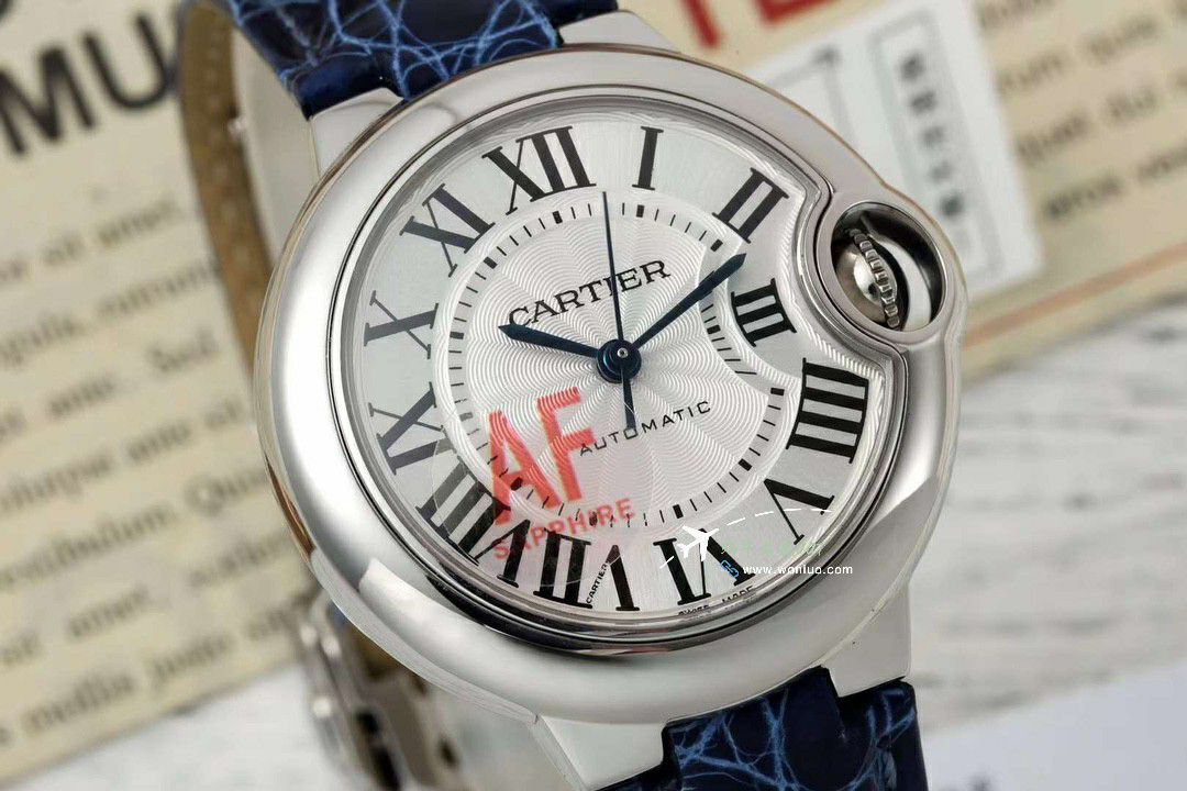 AF蜕变归来Cartier33mm blue balloons series  watches  / K351