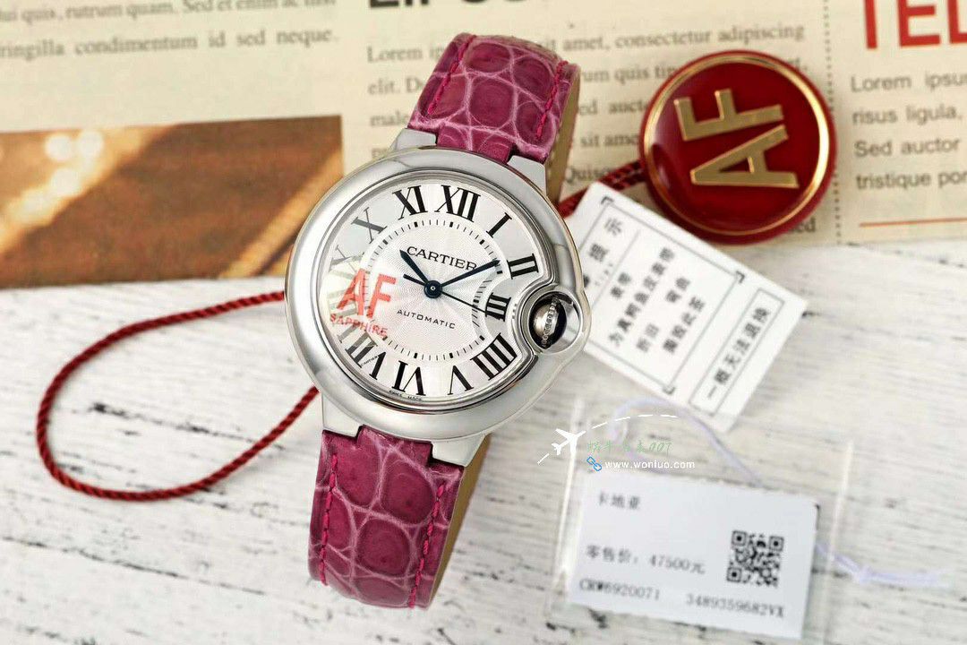 AF蜕变归来Cartier33mm blue balloons series  watches  / K351