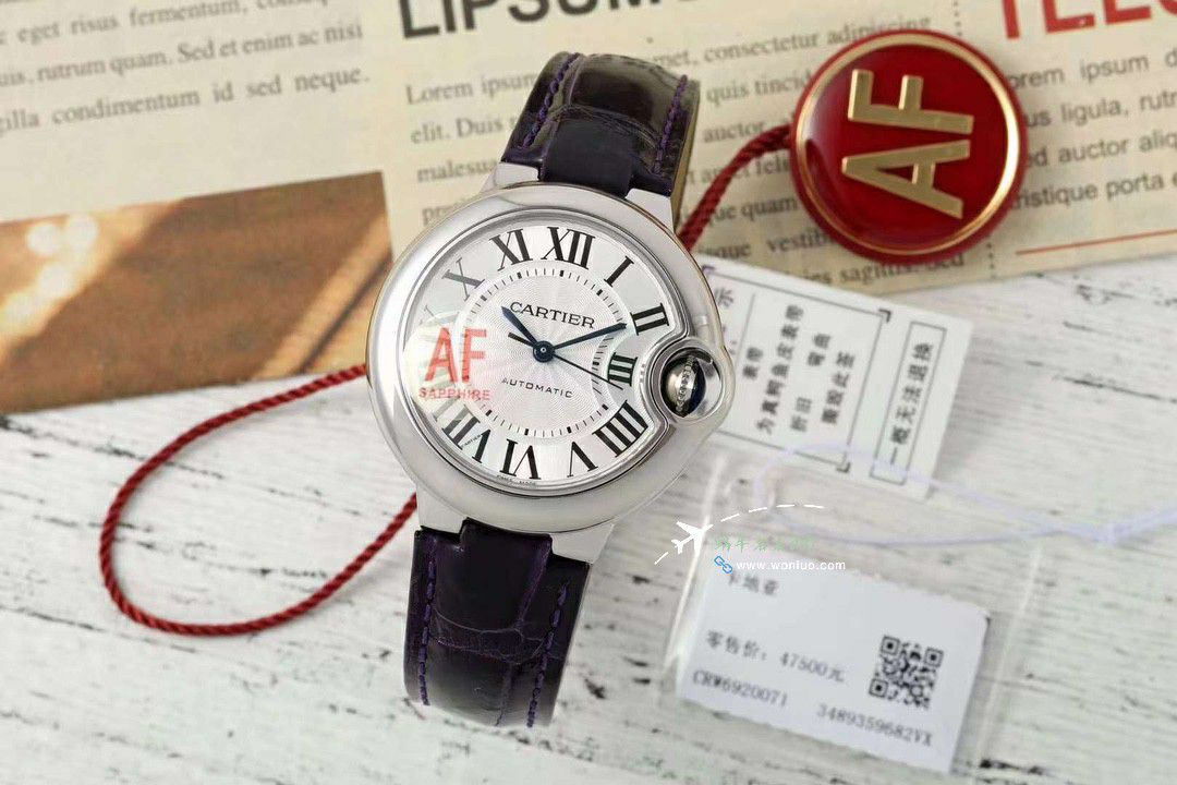 AF蜕变归来Cartier33mm blue balloons series  watches  / K351