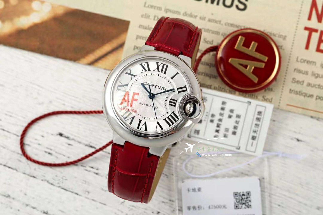 AF蜕变归来Cartier33mm blue balloons series  watches  / K351