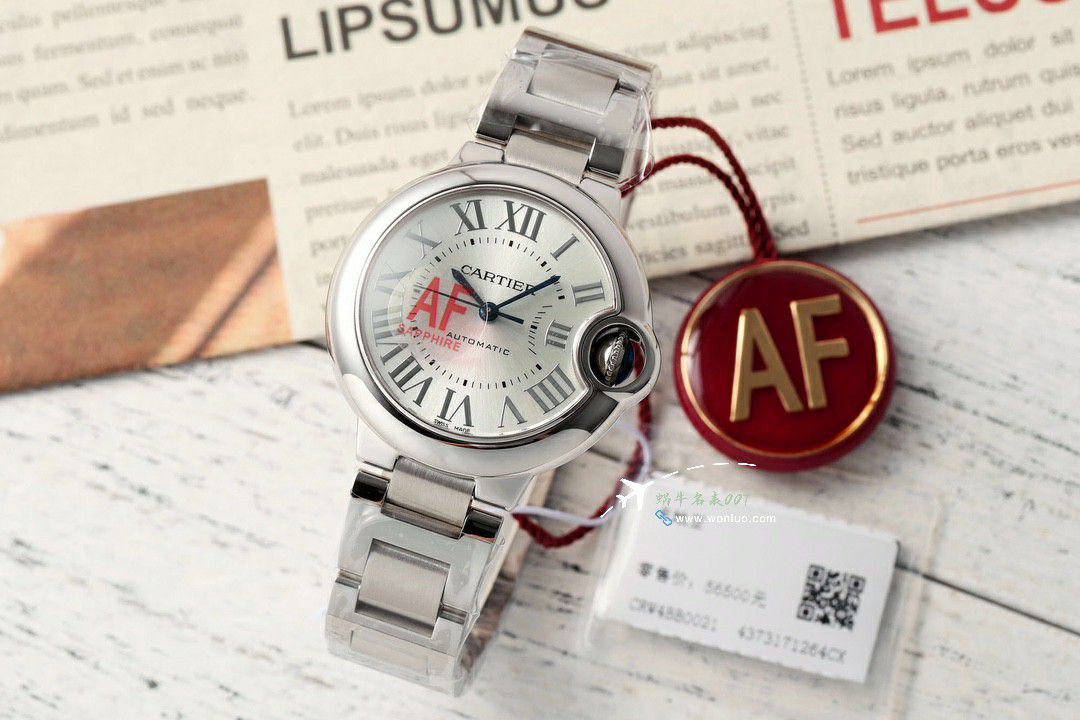 AF Cartier blue balloons 33  mm 性价比NH05 movement  / K352