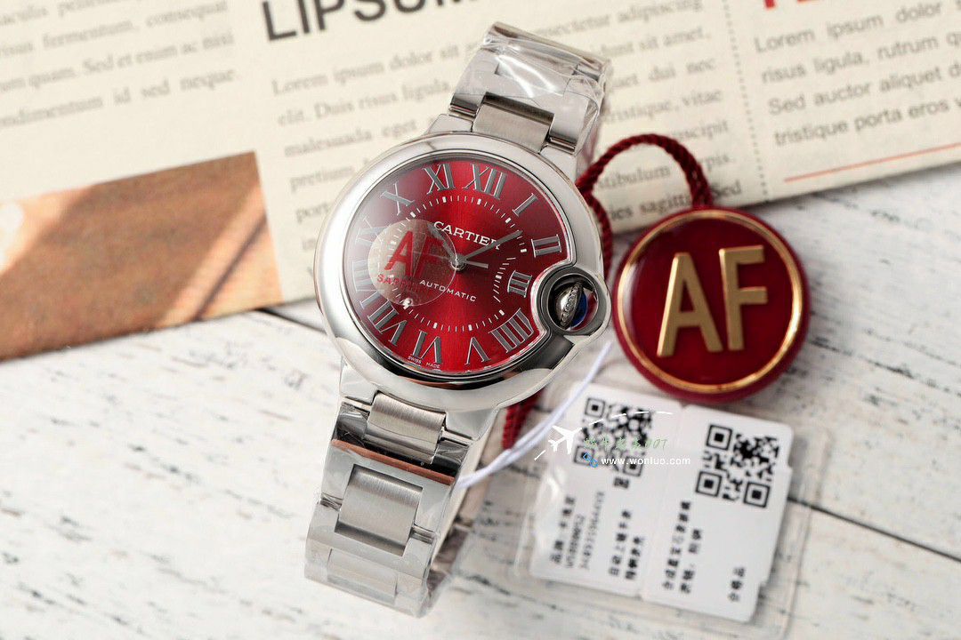 AF Cartier blue balloons 33  mm 性价比NH05 movement  / K352