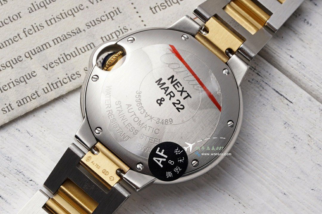 AF Cartier blue balloons 33  mm 性价比NH05 movement  / K352