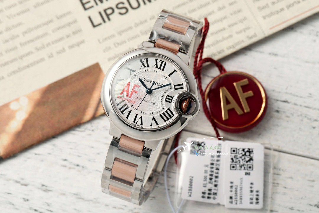 AF Cartier blue balloons 33  mm 性价比NH05 movement  / K352