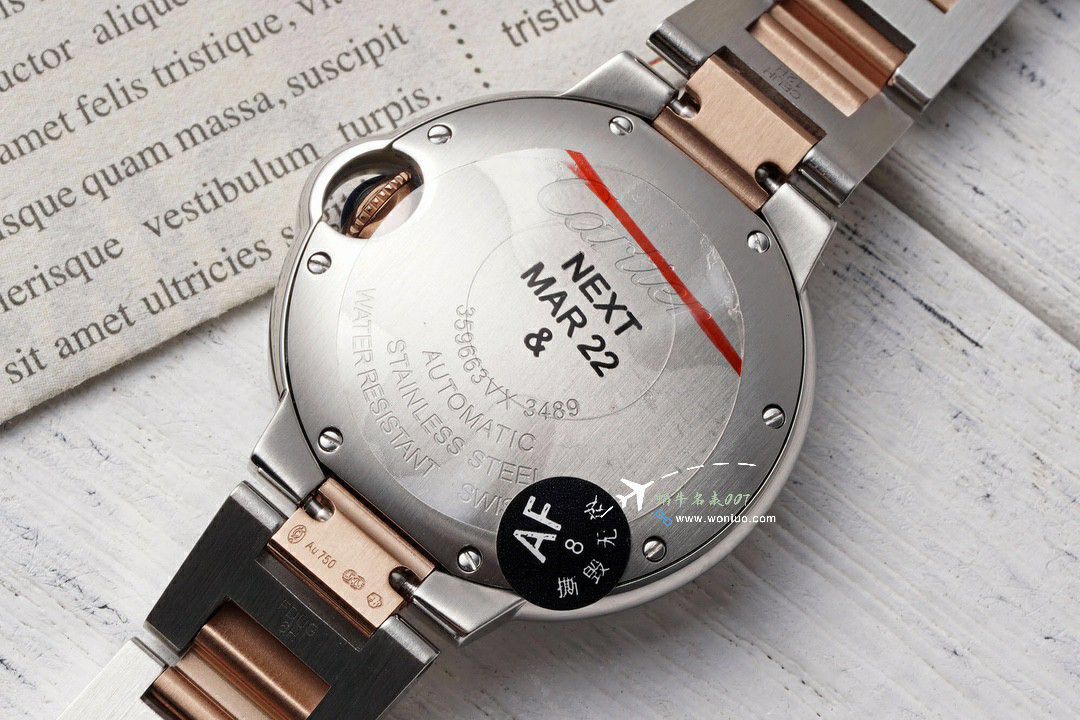 AF Cartier blue balloons 33  mm 性价比NH05 movement  / K352